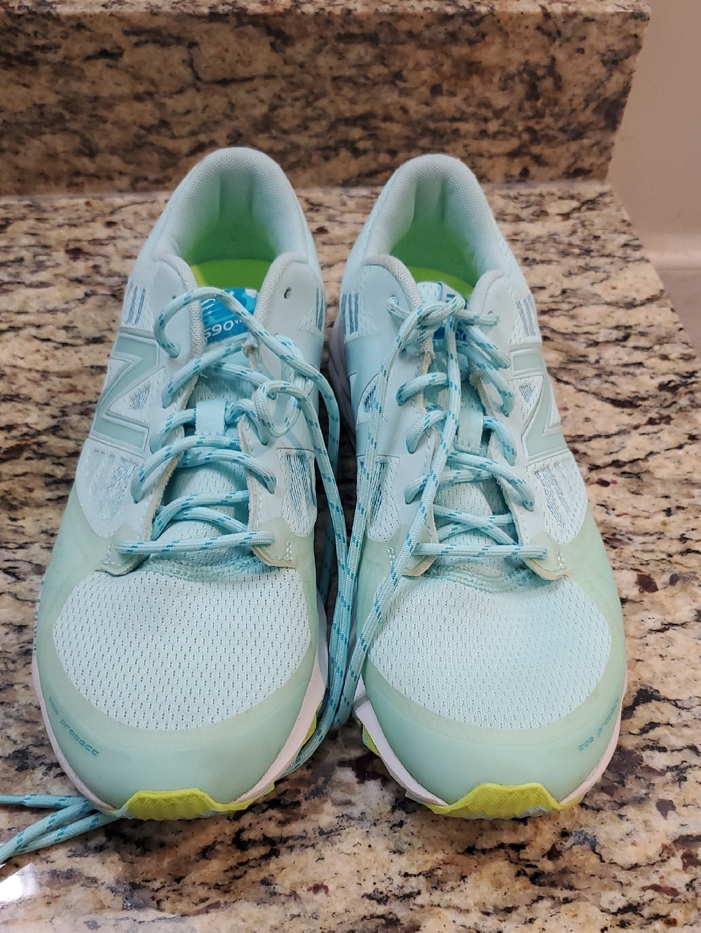 New Balance Women's Mint Green Athletic Running Shoes